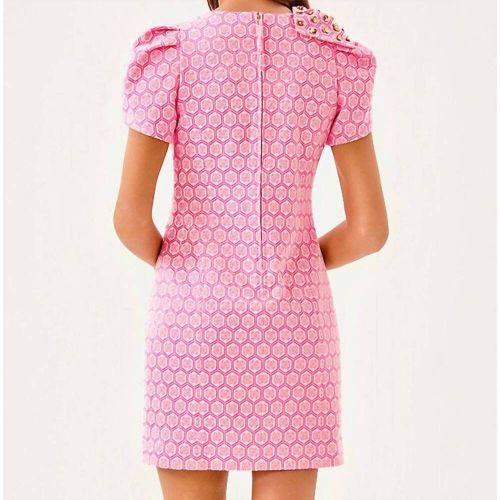 NEW LILLY PULITZER cartwright shift dress in rousseau pink - Picture 2 of 2